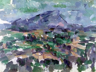 Montagne Sainte-Victoire, 1904-06 de Paul Cézanne